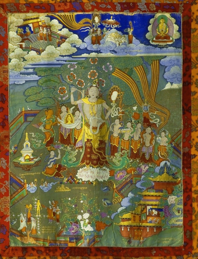 【佛教唐卡】讲述释迦牟尼佛的故事 第2张图片