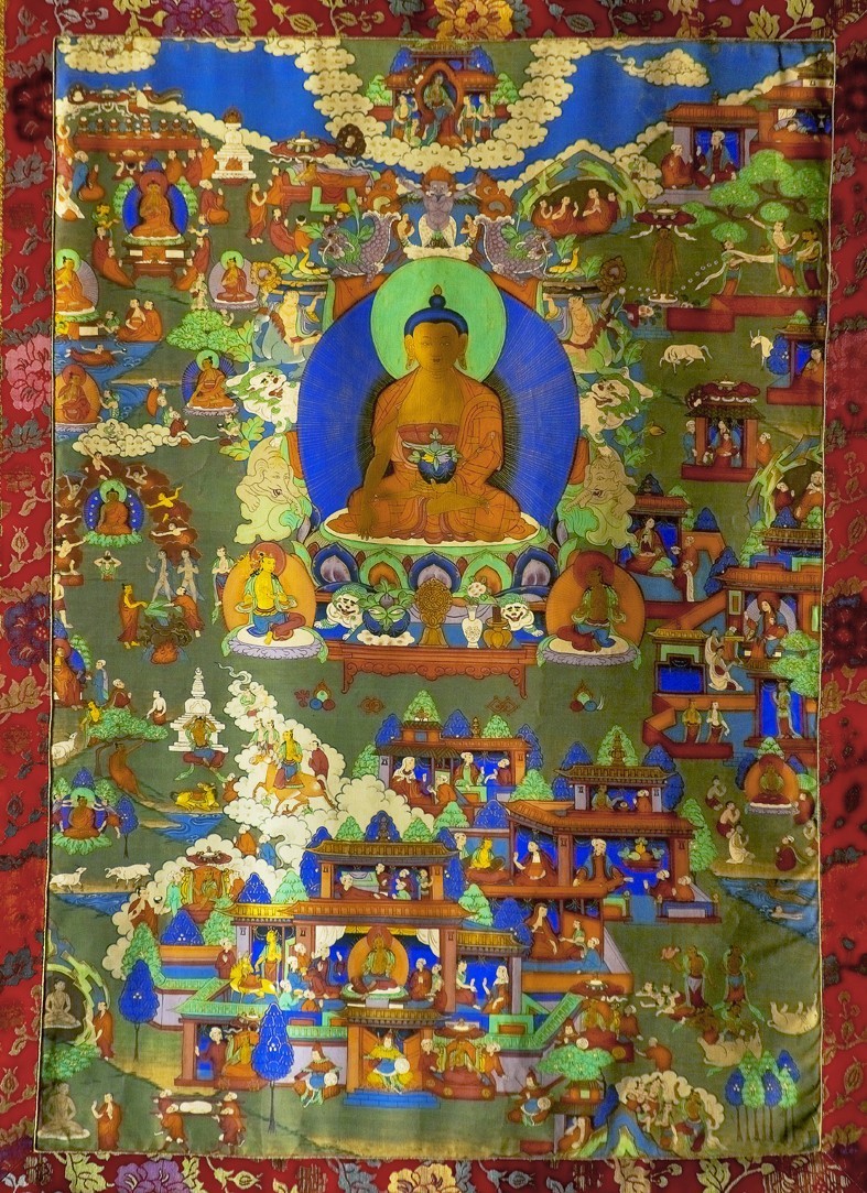 【佛教唐卡】讲述释迦牟尼佛的故事 第11张图片