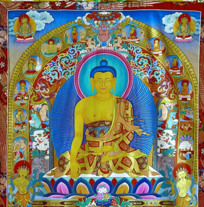 【佛教唐卡】讲述释迦牟尼佛的故事 第12张图片