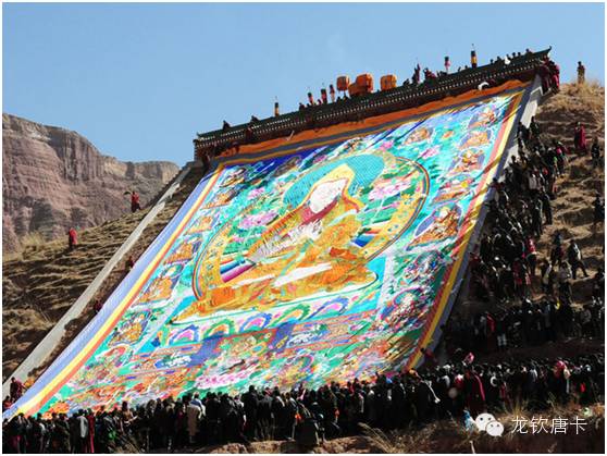 藏族展佛节，场面宏伟壮观 第4张图片