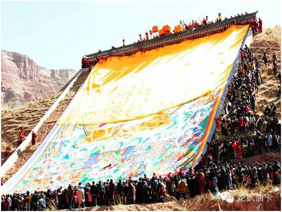 藏族展佛节，场面宏伟壮观 第3张图片