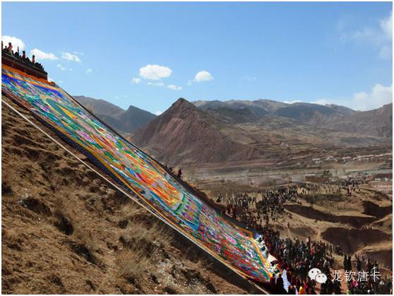 藏族展佛节，场面宏伟壮观 第6张图片