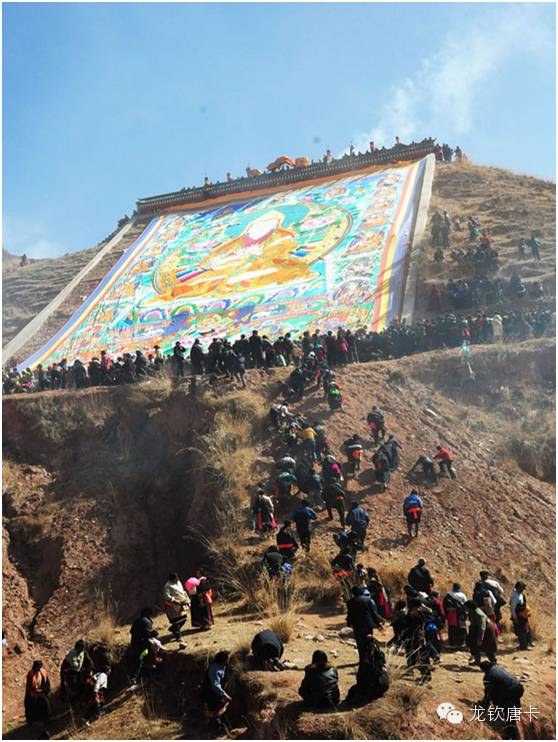 藏族展佛节，场面宏伟壮观 第5张图片
